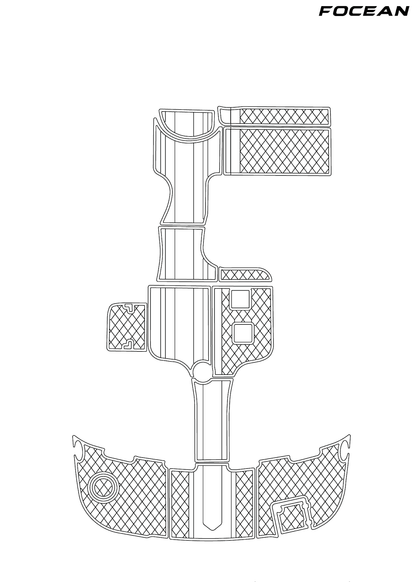 Custom Non-Slip EVA Boat Flooring for Chaparral - Signature 330 - 2007