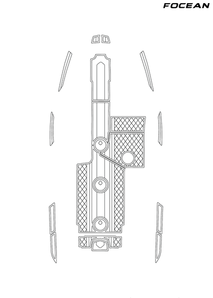 Custom Non-Slip EVA Boat Flooring for Mastercraft - XT22 - 2018-2020