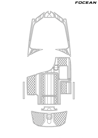 Custom Non-Slip EVA Boat Flooring for Axis - A20 - 2008-2015