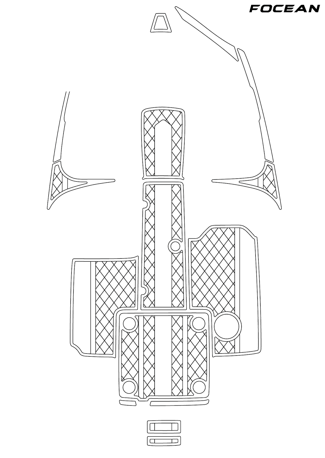 Custom Non-Slip EVA Boat Flooring for Yamaha - AR195 - 2017