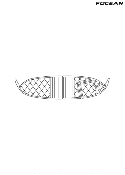 Custom Non-Slip EVA Boat Flooring for Four Winns - Horizon 200 - 2008