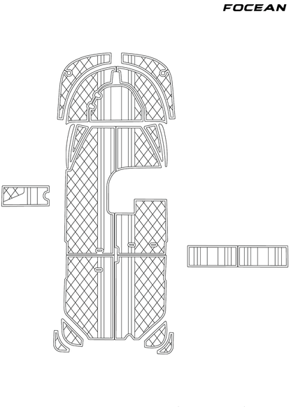 Custom Non-Slip EVA Boat Flooring for Boston Whaler - 150 Sport - 2006