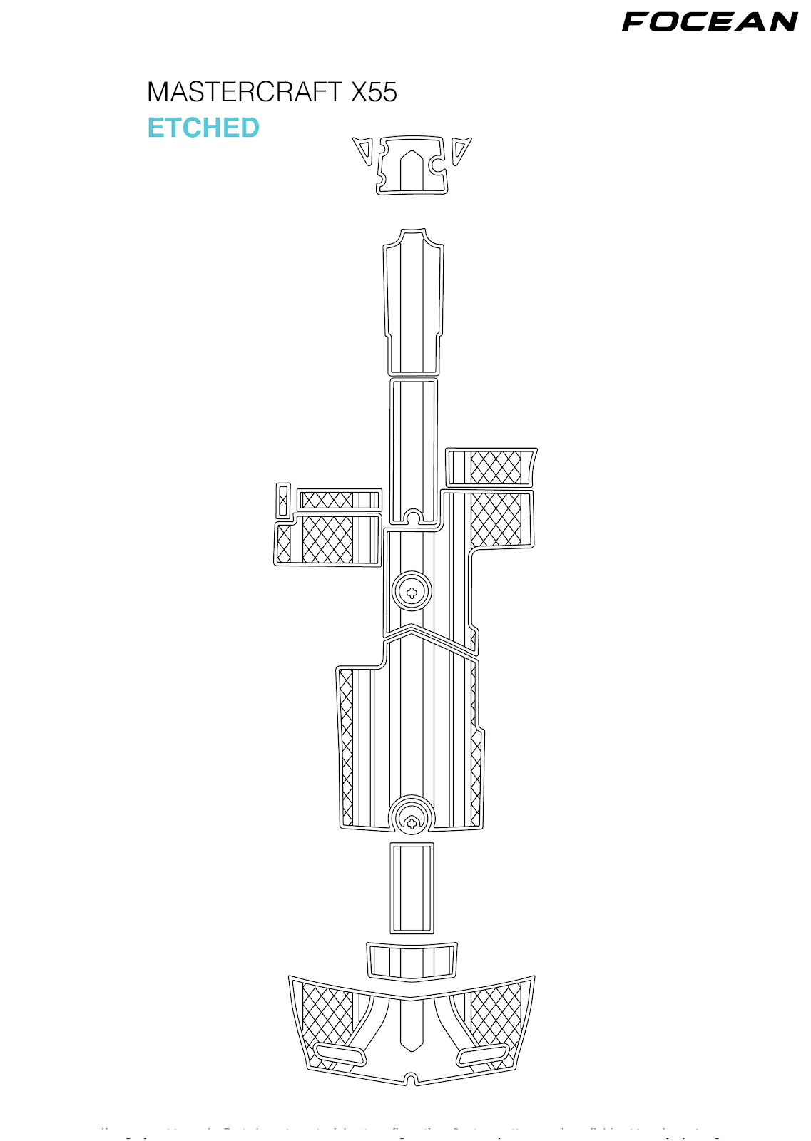 Custom Non-Slip EVA Boat Flooring for Mastercraft - X55 - 2011-2015