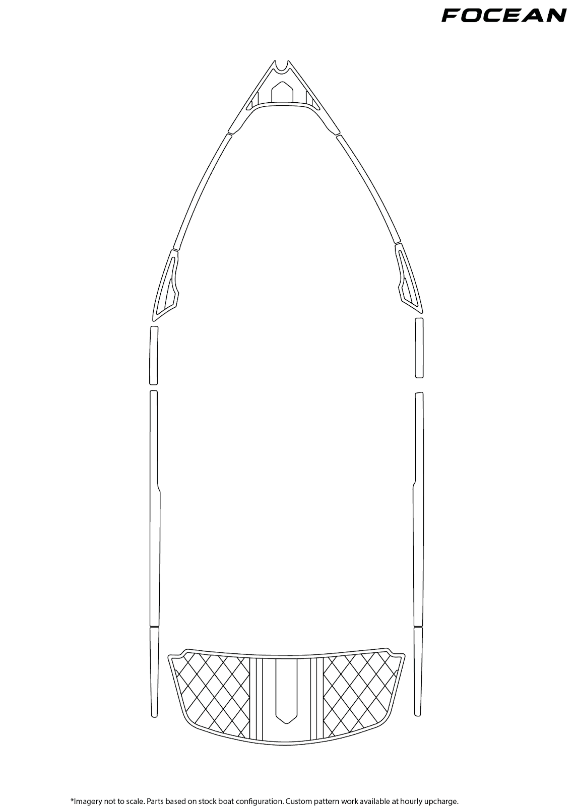 Custom Non-Slip EVA Boat Flooring for Sanger - V237