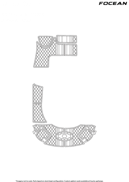 Custom Non-Slip EVA Boat Flooring for Chaparral - 276 SSX - 2007