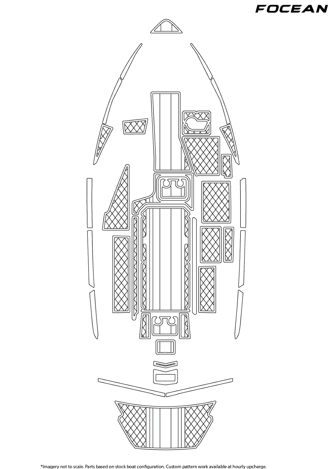 Custom Non-Slip EVA Boat Flooring for Malibu - 23LSV - 2019-2020