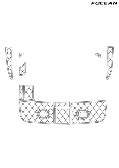 Custom Non-Slip EVA Boat Flooring for SeaRay - 310 - 2001  Sea Ray