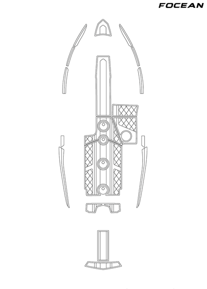 Custom Non-Slip EVA Boat Flooring for Mastercraft - X30 - 2013