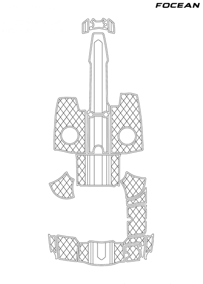 Custom Non-Slip EVA Boat Flooring for Chaparral - 226 SSI - 2013