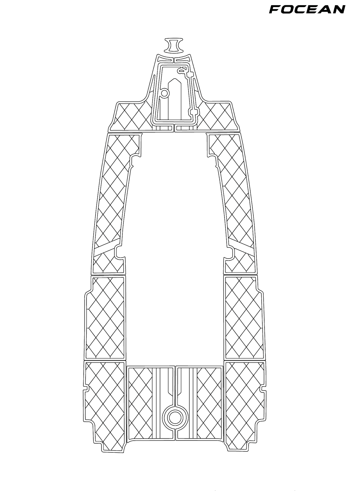 Custom Non-Slip EVA Boat Flooring for Sailfish - 27CC - 2018
