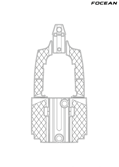Custom Non-Slip EVA Boat Flooring for Sea Fox - 248 Commander - 2022