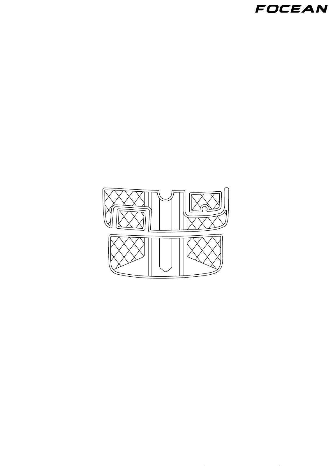 Custom Non-Slip EVA Boat Flooring for Cobalt - 262 - 2006