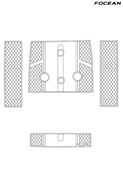 Custom Non-Slip EVA Boat Flooring for Wellcraft - 22 - 1996