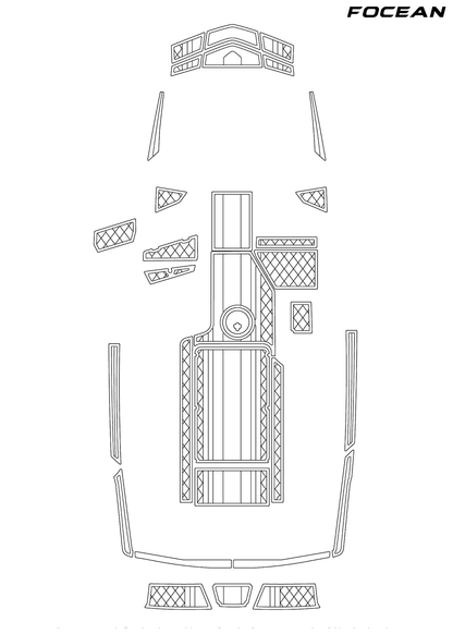 Custom Non-Slip EVA Boat Flooring for Axis - A22 - 2019-2021