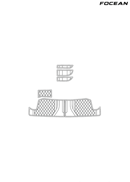 Custom Non-Slip EVA Boat Flooring for Regal - 26 Express - 2020