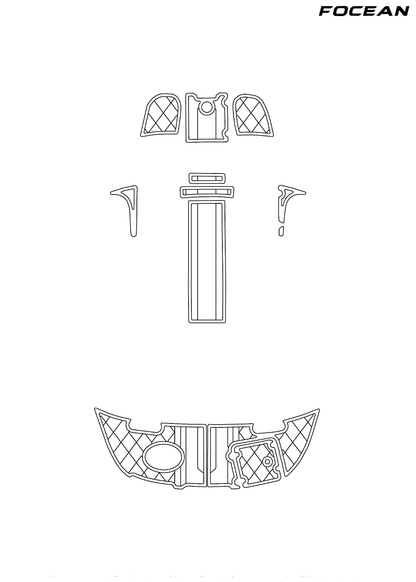 Custom Non-Slip EVA Boat Flooring for Chaparral - 233 Explorer