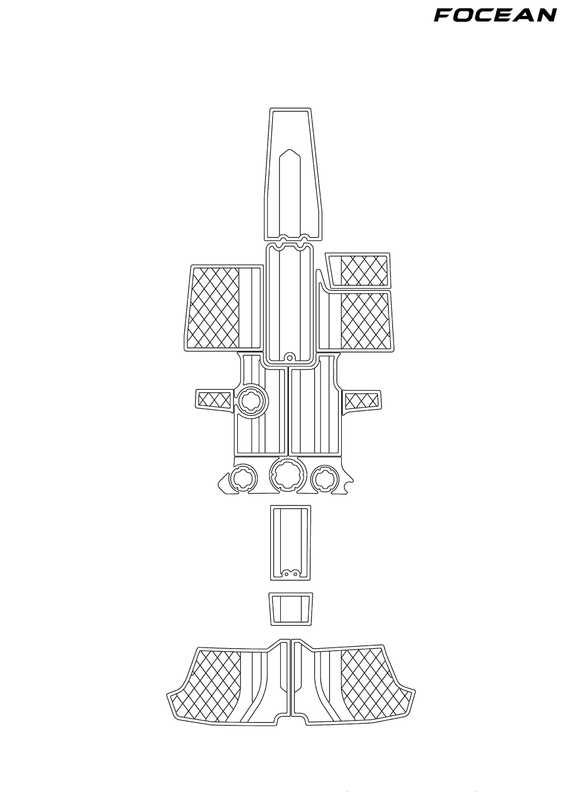 Custom Non-Slip EVA Boat Flooring for Scarab - 195HO Jet - 2021
