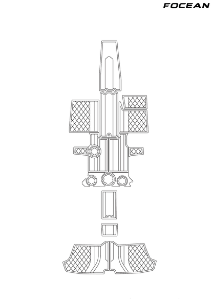 Custom Non-Slip EVA Boat Flooring for Scarab - 195HO Jet - 2021