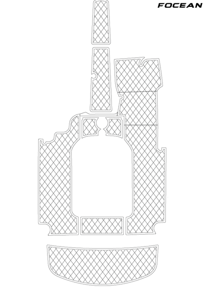 Custom Non-Slip EVA Boat Flooring for Moomba - Mobius LS - 2004