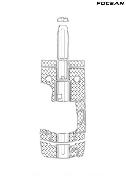 Custom Non-Slip EVA Boat Flooring for Chaparral - 220 - 2003-2007