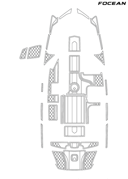 Custom Non-Slip EVA Boat Flooring for Axis - A20 - 2016-2017