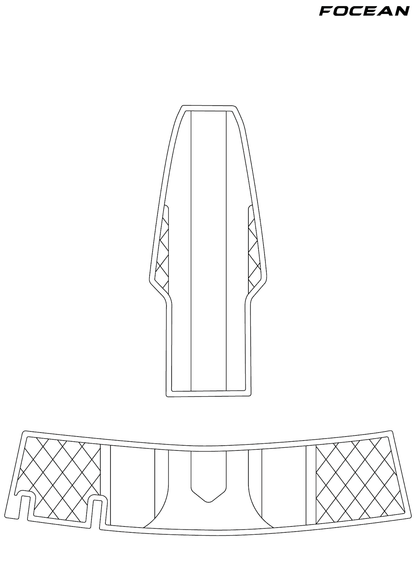 Custom Non-Slip EVA Boat Flooring for SeaRay - 210  Sea Ray