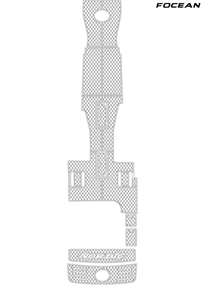 Custom Non-Slip EVA Boat Flooring for Nordic - 29 Deck - 2018