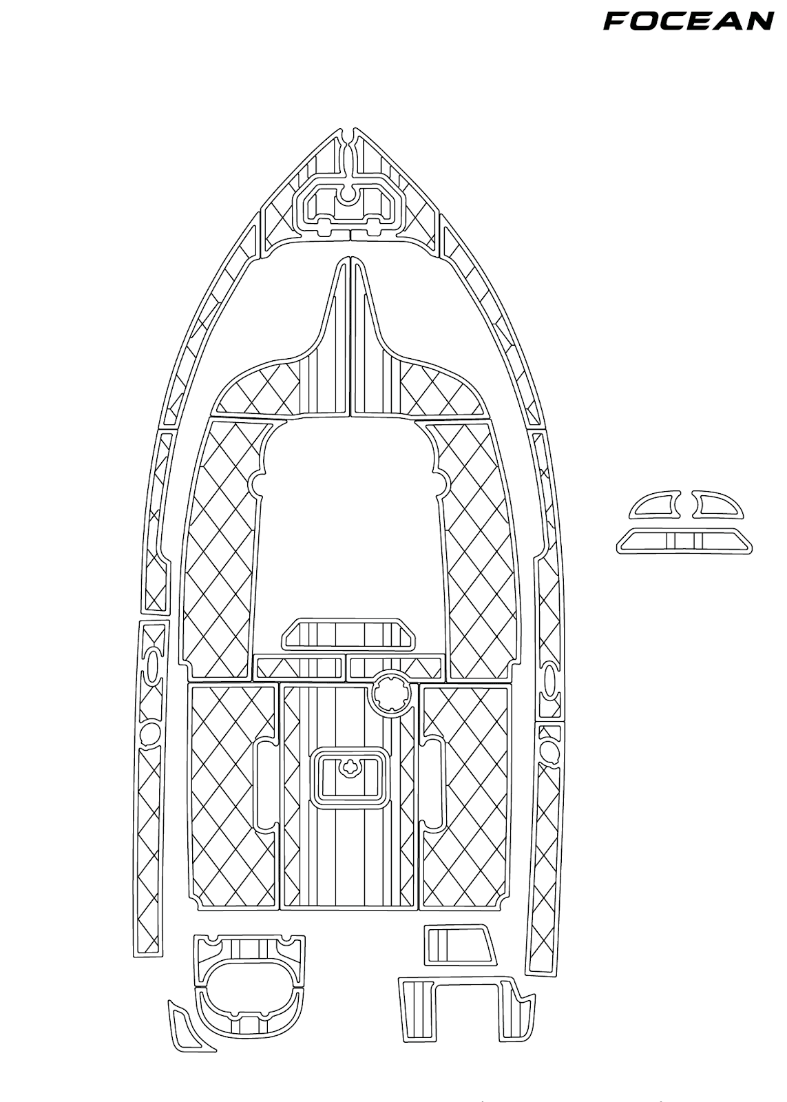 Custom Non-Slip EVA Boat Flooring for Nauticstar - 2102 Legacy - 2018