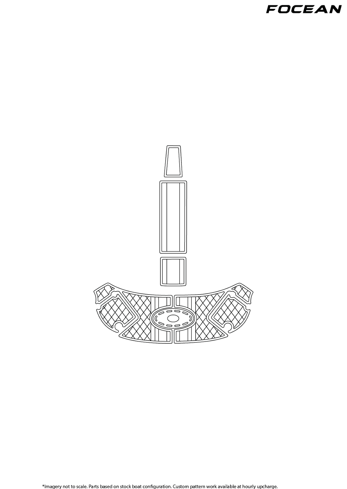 Custom Non-Slip EVA Boat Flooring for Chaparral - 236 SSI - 2007