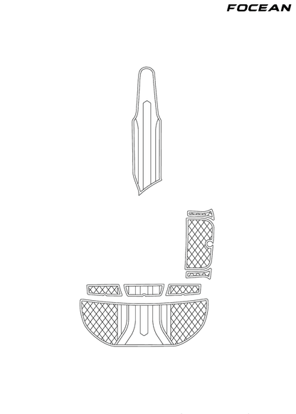 Custom Non-Slip EVA Boat Flooring for Tige - 22-24VE - 2006