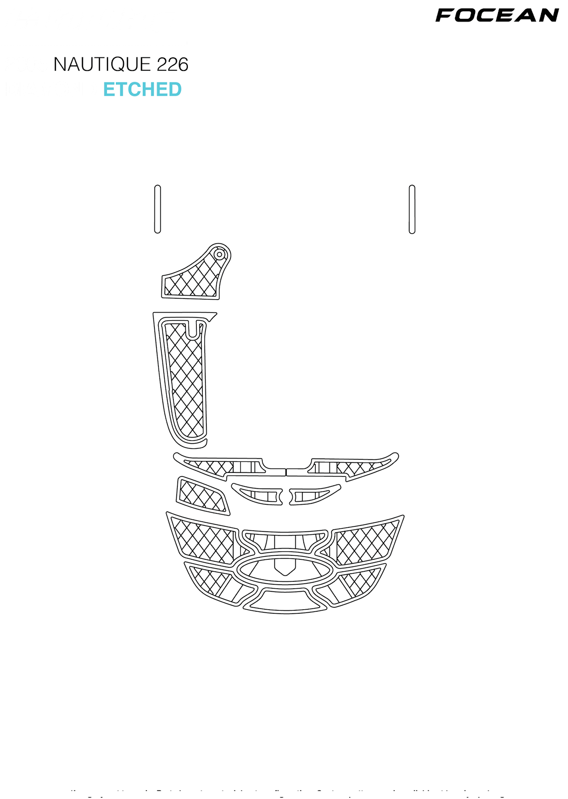 Custom Non-Slip EVA Boat Flooring for Nautique - 226 - 2005