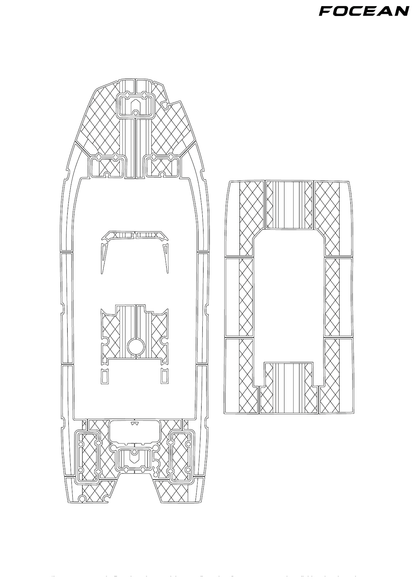 Custom Non-Slip EVA Boat Flooring for Haynie - 24 Cat - 2023