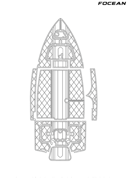 Custom Non-Slip EVA Boat Flooring for Bomb Island - 160 SC - 2023