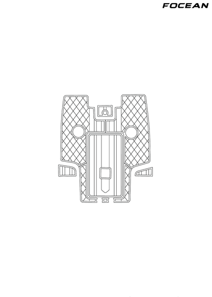 Custom Non-Slip EVA Boat Flooring for Triton - 186 Fish Hunter - 2018