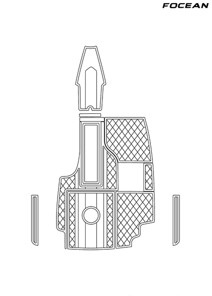 Custom Non-Slip EVA Boat Flooring for Mastercraft - X1 - 2007