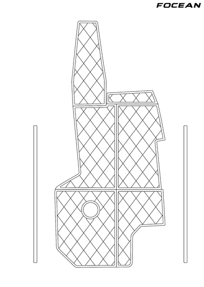 Custom Non-Slip EVA Boat Flooring for Supreme - V230 - 2004
