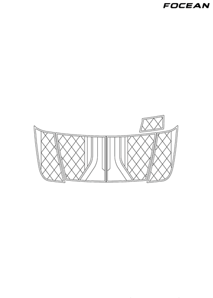 Custom Non-Slip EVA Boat Flooring for Four Winns - H-350 - 2016