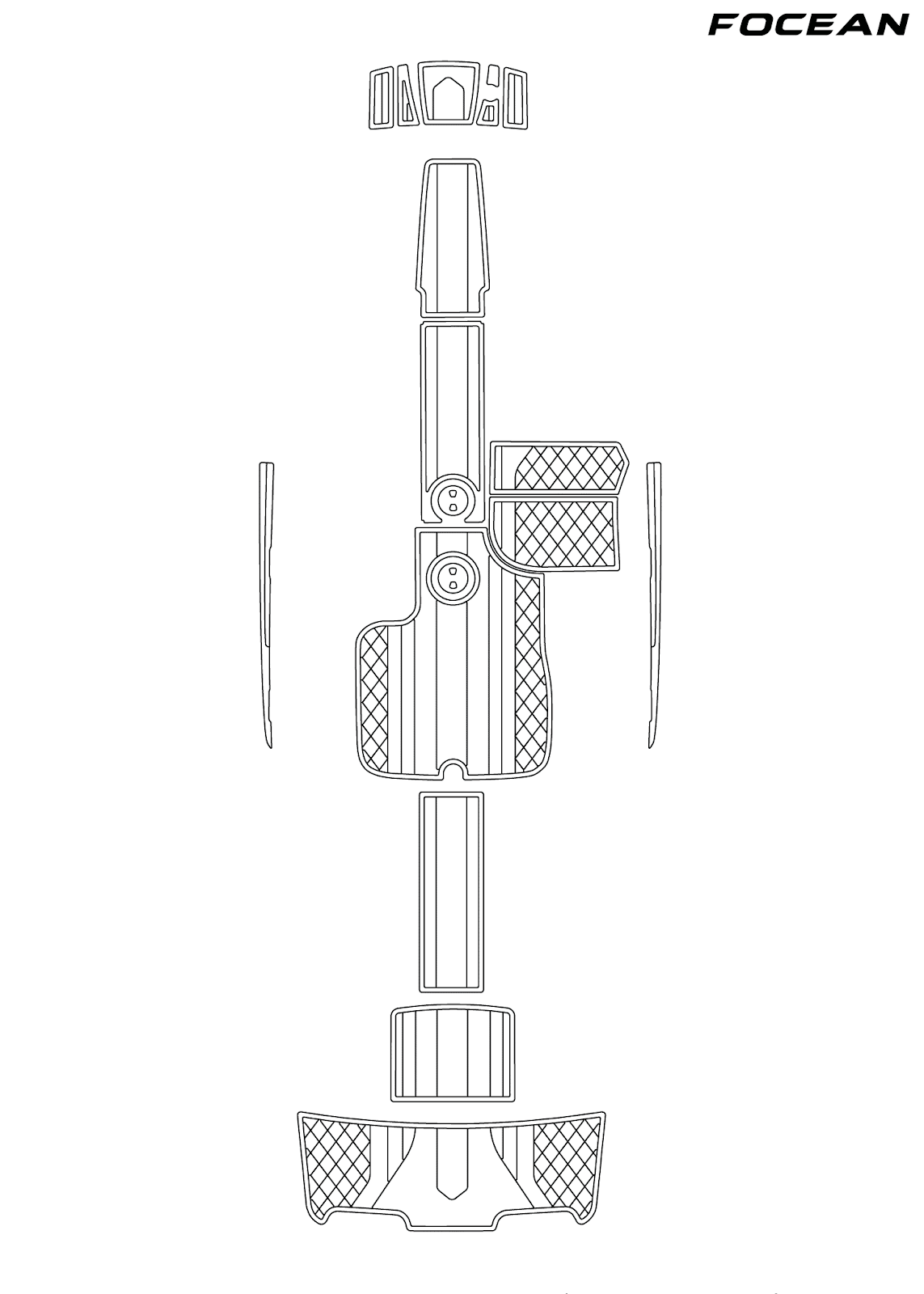 Custom Non-Slip EVA Boat Flooring for Mastercraft - XStar - 2004-2011