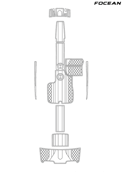 Custom Non-Slip EVA Boat Flooring for Mastercraft - XStar - 2004-2011