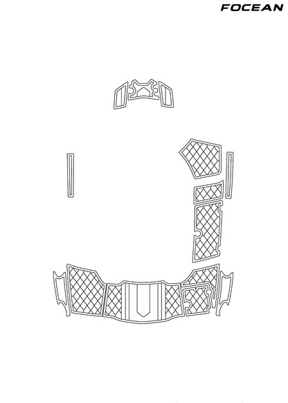 Custom Non-Slip EVA Boat Flooring for Chaparral - 226 - 2011