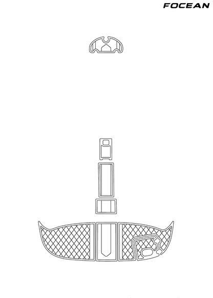 Custom Non-Slip EVA Boat Flooring for Four Winns - Horizon 250 - 2005