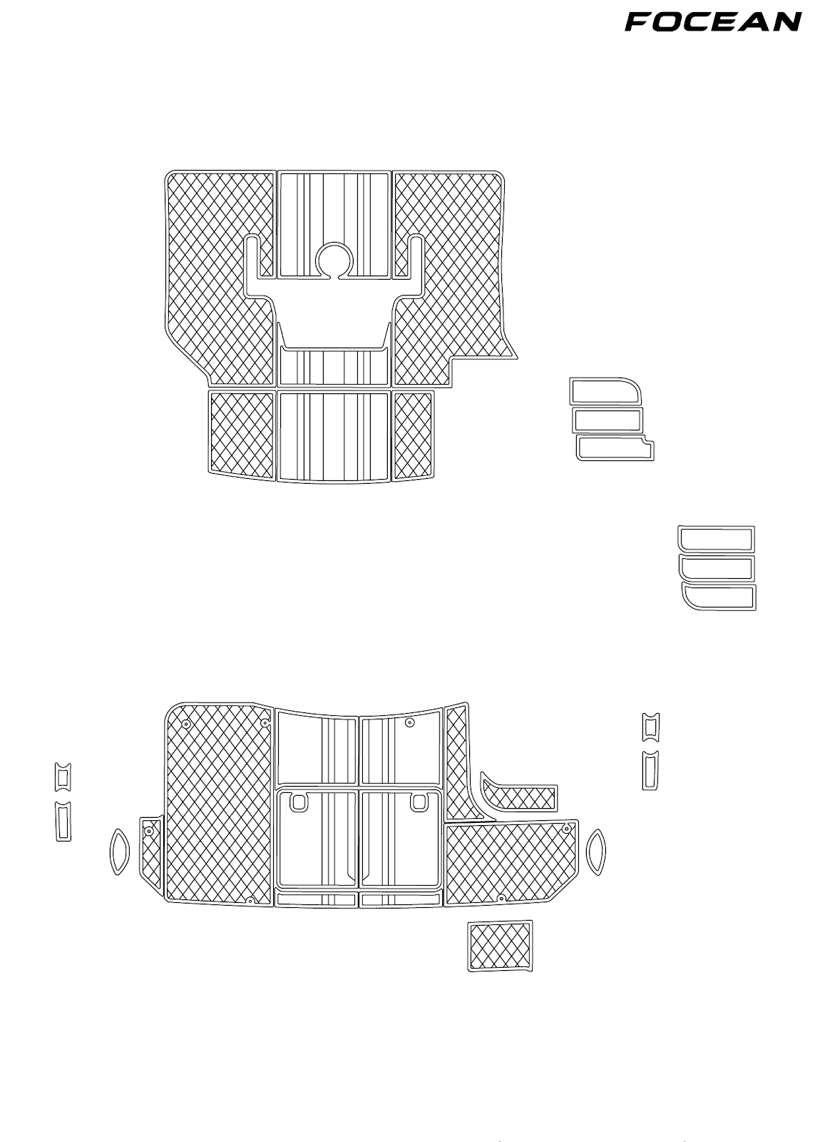 Custom Non-Slip EVA Boat Flooring for Silverton - 38SS - 2006