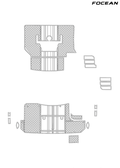 Custom Non-Slip EVA Boat Flooring for Silverton - 38SS - 2006