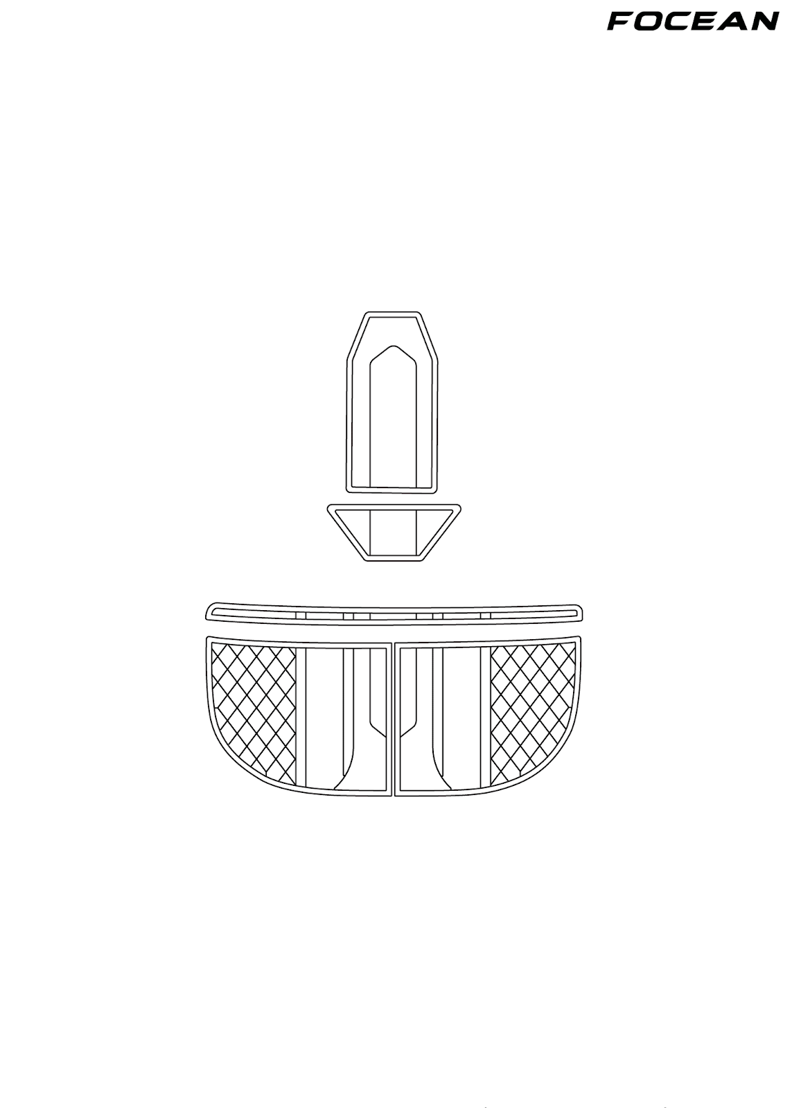 Custom Non-Slip EVA Boat Flooring for Supreme - V208 - 2008