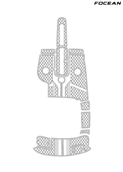 Custom Non-Slip EVA Boat Flooring for Caravelle - 217 - 2017