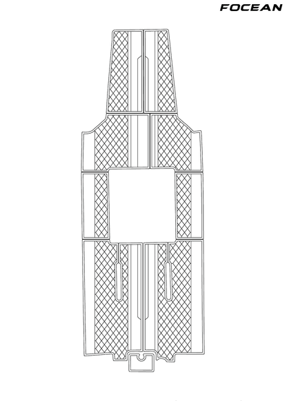 Custom Non-Slip EVA Boat Flooring for Riddick - 2290 Skiff - 2008