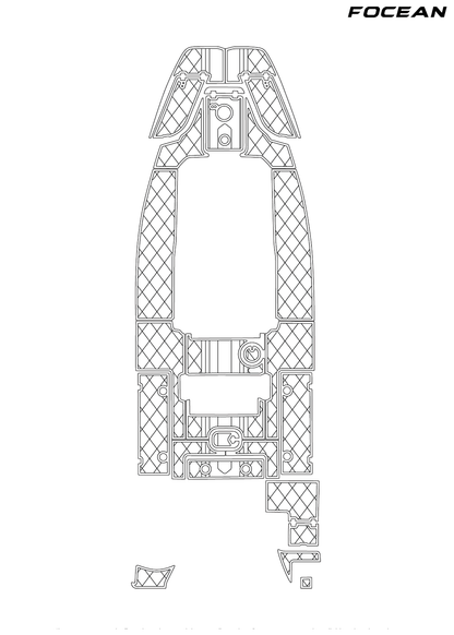 Custom Non-Slip EVA Boat Flooring for Sea Fox - 268 Commander - 2025