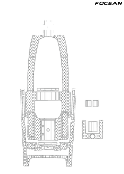 Custom Non-Slip EVA Boat Flooring for Sportsman - 352CC - 2023