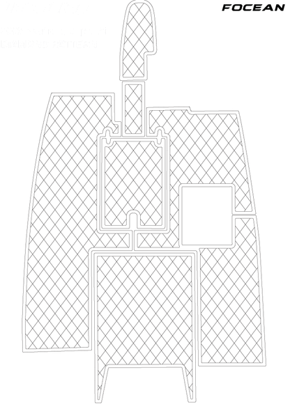 Custom Non-Slip EVA Boat Flooring for Nautique - Super Air - 2003