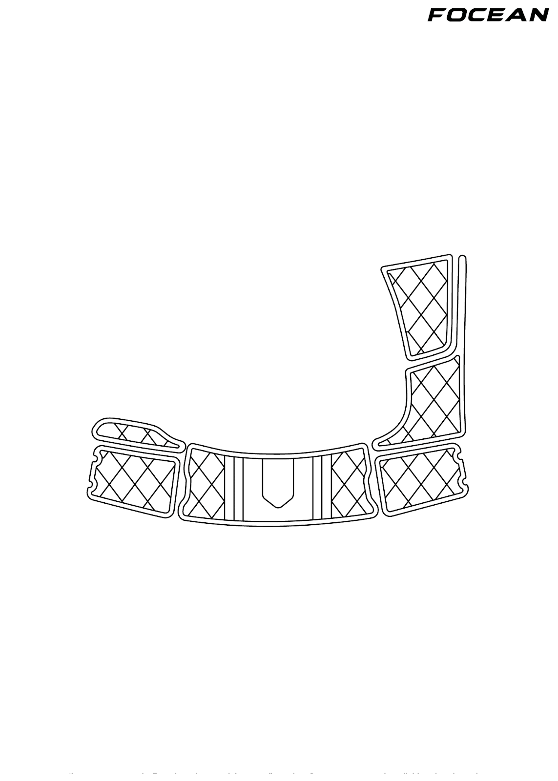 Custom Non-Slip EVA Boat Flooring for Chaparral - 235 SSI - 2003